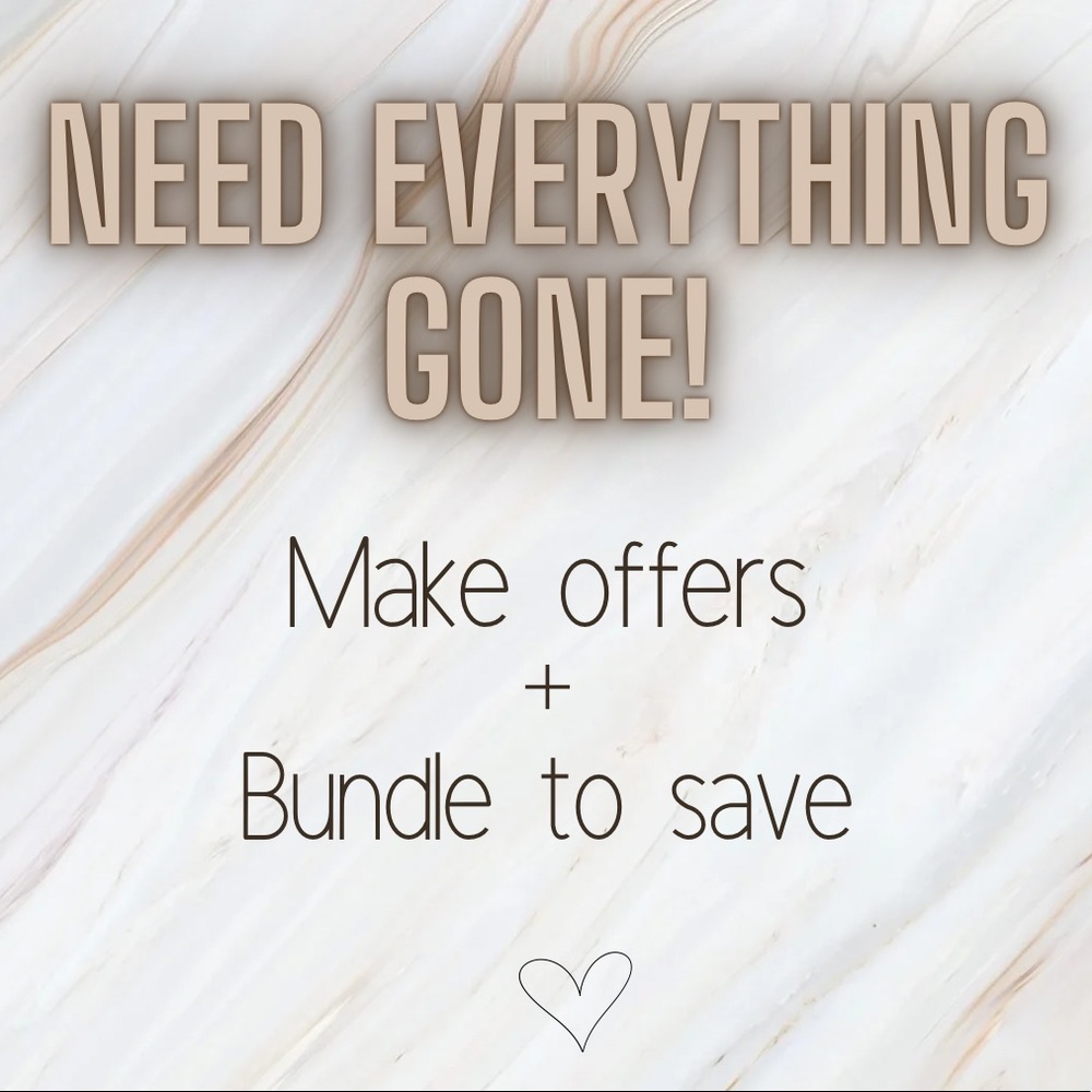 Trying to get rid of everything, make your offers!